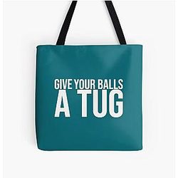 Shoresy For 2024 - shoresy give your balls a tug            All Over Print Tote Bag