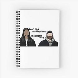 Shoresy Crying Spiral Notebook