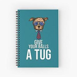 Shoresy For 2024 - shoresy give your balls a tug Spiral Notebook