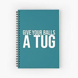 Shoresy For 2024 - shoresy give your balls a tug            Spiral Notebook