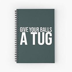 Shoresy For 2024 - shoresy give your balls a tug          Spiral Notebook