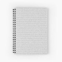 entire shrek script Spiral Notebook