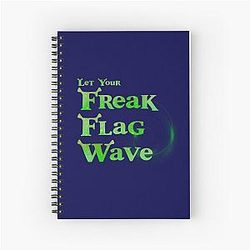 Freak Flag - Shrek the Musical Spiral Notebook