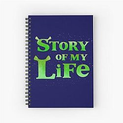 Story of My Life - Shrek the Musical Spiral Notebook
