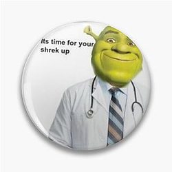 Shrek Pun Pin