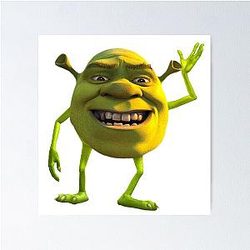 Shrek Wazowski Poster
