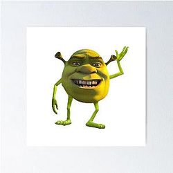 Shrek Wazowski Poster