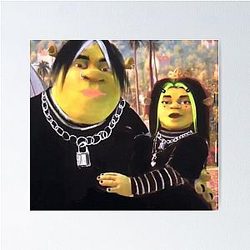 eboy shrek and egirl fiona Poster