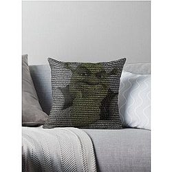 Shrek Script Throw Pillow