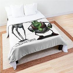 Meme Shrek Donkey Funny Comforter
