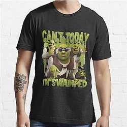 Can't Today I'm Swamped Shrek Essential T-Shirt
