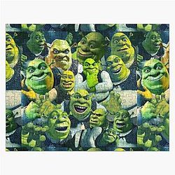 Shrek collage poster design 2021 Jigsaw Puzzle