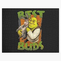 Sexy Shrek  shrek meme face  shrek wazowski Jigsaw Puzzle