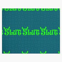 Shrek Slut, funny Shrek lover,     Jigsaw Puzzle