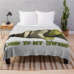 Come to my Swamp - Shrek Throw Blanket