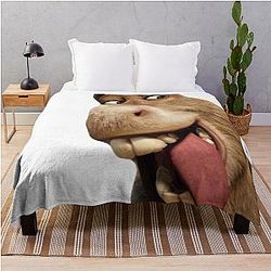 Donkey from Shrek Throw Blanket