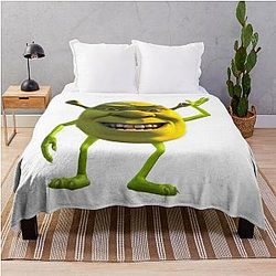 Shrek Wazowski Throw Blanket