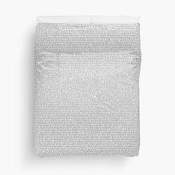 entire shrek script Duvet Cover