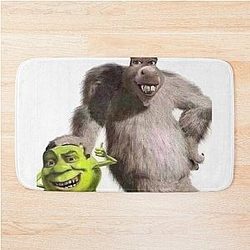 Shrek and Donkey X Monsters Inc. Bath Mat