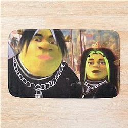 eboy shrek and egirl fiona Bath Mat