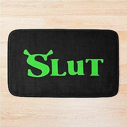 Shrek Slut Merch Bath Mat