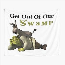 Shrek and Donkey Tapestry