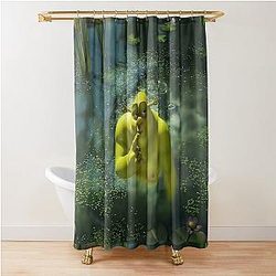 Shrek in Swamp Shower Curtain