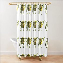 Shrek Wazowski Shower Curtain