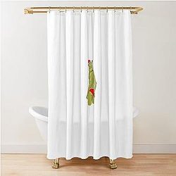 Shrek Meme Christmas  Shower Curtain