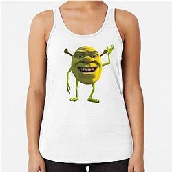 Shrek Wazowski Racerback Tank Top