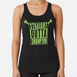 Shrek - Straight Outta Swampton Racerback Tank Top