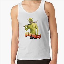 Shrekxy Shrek Cursed Meme Tank Top