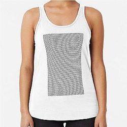 Shrek Script Racerback Tank Top
