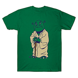 Cute Shrek Yoda Jedi LA 0906 Shrek T-Shirts