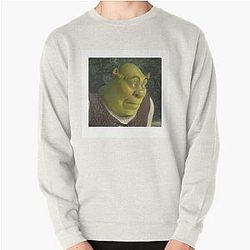 Shrek Meme Drip  Pullover Sweatshirt