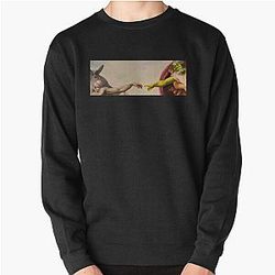 Shrek hands of God Pullover Sweatshirt