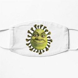 Shrek Corona Virus  Flat Mask