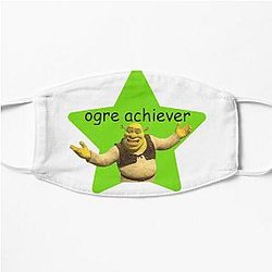shrek pun Flat Mask