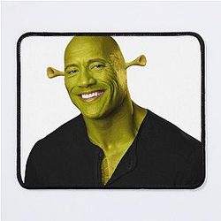 Shrek - Dwayne "The Rock" Johnson - Work of Art Mouse Pad