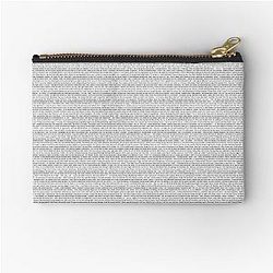 entire shrek script Zipper Pouch
