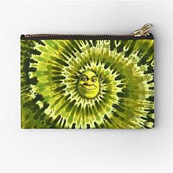 Shrek Tie Dye Zipper Pouch