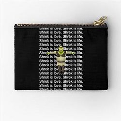 Shrek is love, Shrek is life. Zipper Pouch
