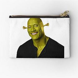 Shrek - Dwayne "The Rock" Johnson - Work of Art Zipper Pouch