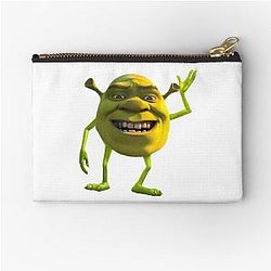 shrek mike wazowski meme Zipper Pouch