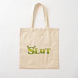 Shrek Slut Cotton Tote Bag