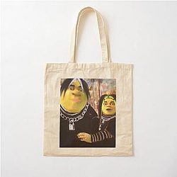 eboy shrek and egirl fiona Cotton Tote Bag