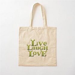 shrek - live laugh love Cotton Tote Bag