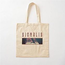Signalis Game Cotton Tote Bag