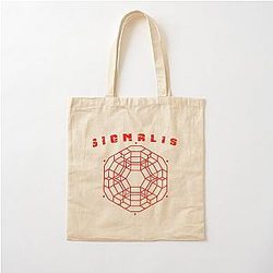 Signalis Game Cotton Tote Bag