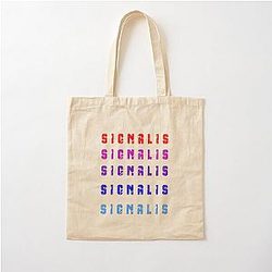 Signalis Game Cotton Tote Bag